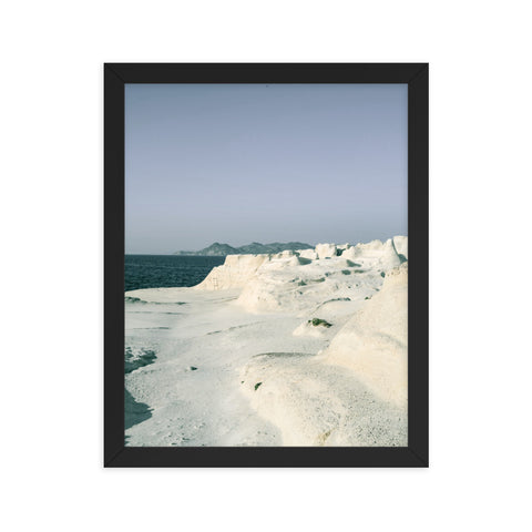 "Milos Moonscape" Framed
