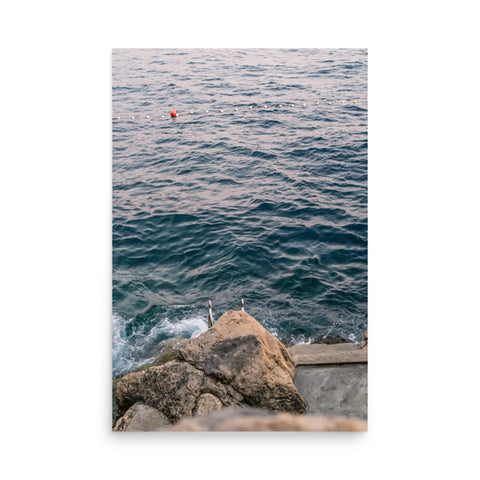 "Croatia Cliffside" Poster Print
