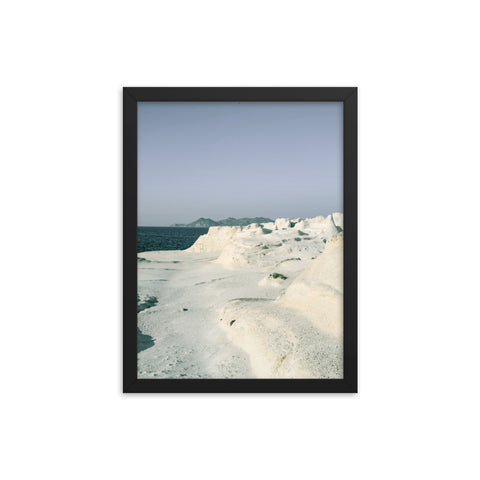 "Milos Moonscape" Framed