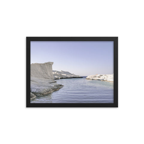 "Milos Lunar Beach" Framed