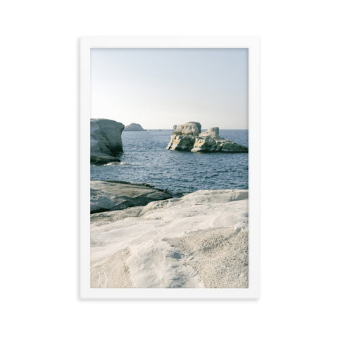 "Milos Ocean Vision" Framed