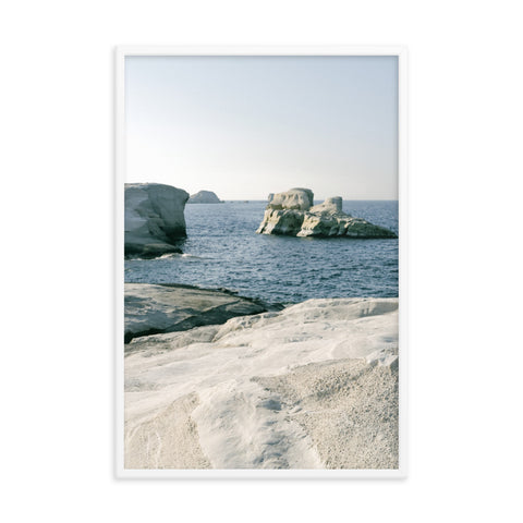 "Milos Ocean Vision" Framed