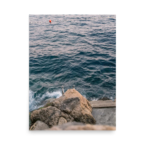 "Croatia Cliffside" Poster Print