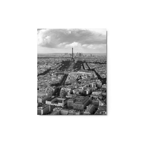 "Paris Grid" Metal Print